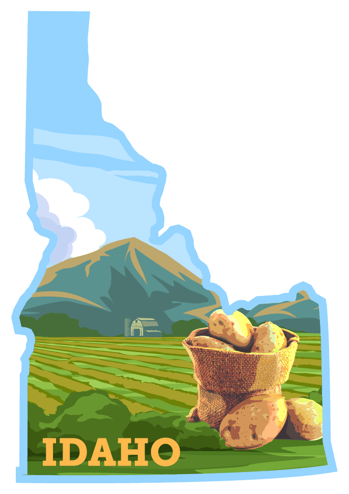 Explore Idaho Adventure Sticker