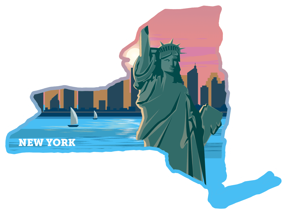 Explore New York Sticker