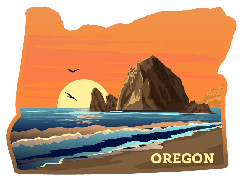 Explore Oregon Sticker