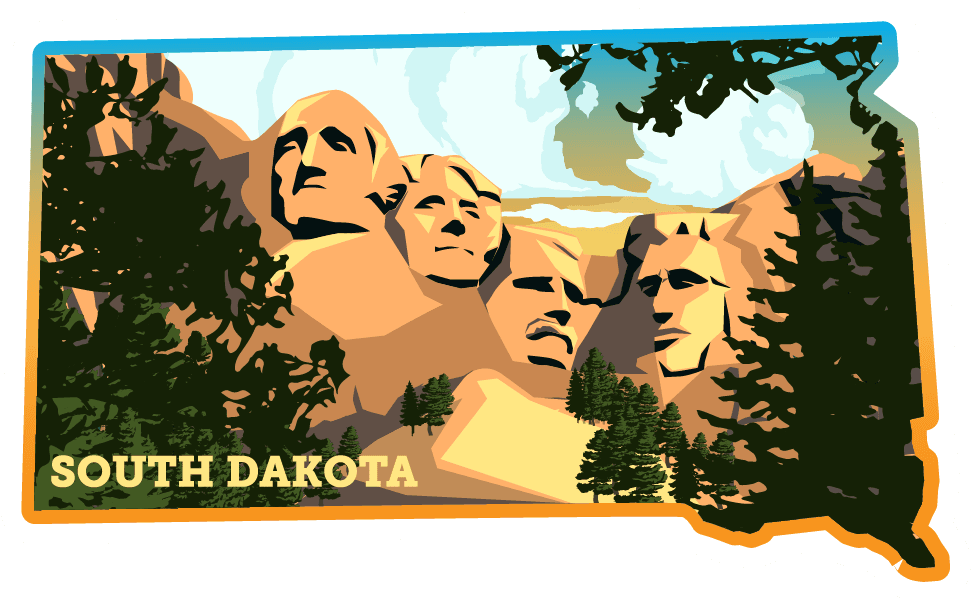 Explore South Dakota Sticker