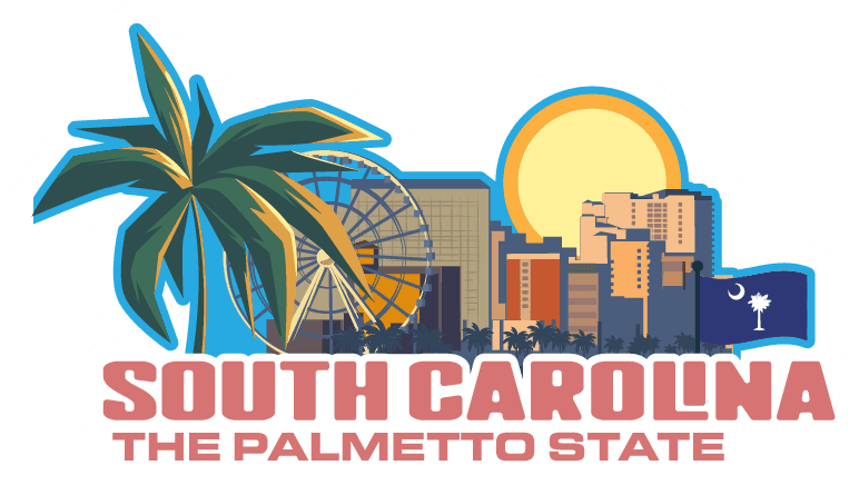 South Carolina Southern Coast Sticker