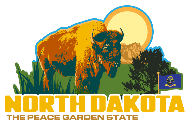 North Dakota Prairie Adventure Sticker