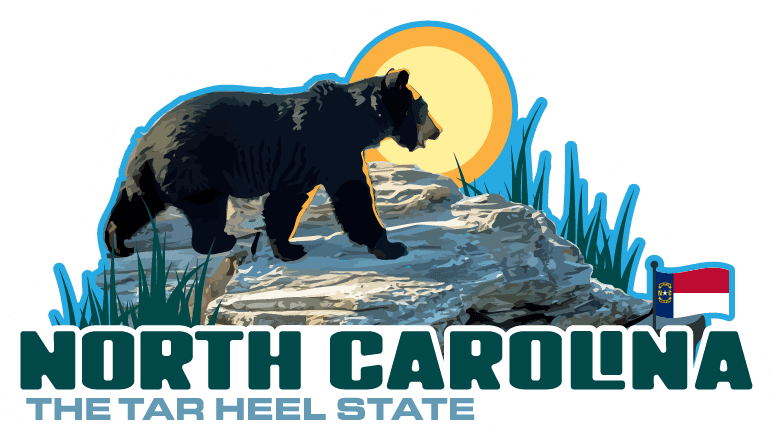 North Carolina Mountain & Coast Sticker