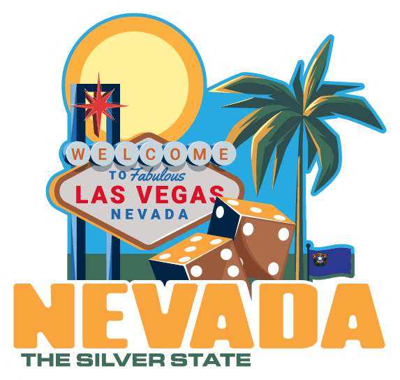 Nevada Desert Adventure Sticker