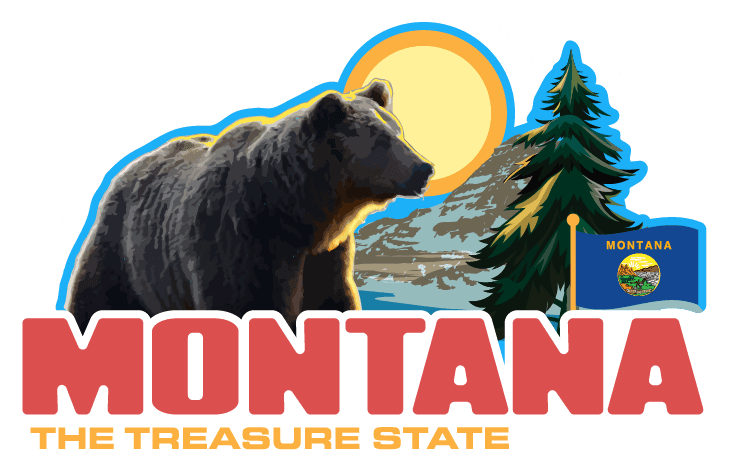 Montana Wild Horizon Sticker