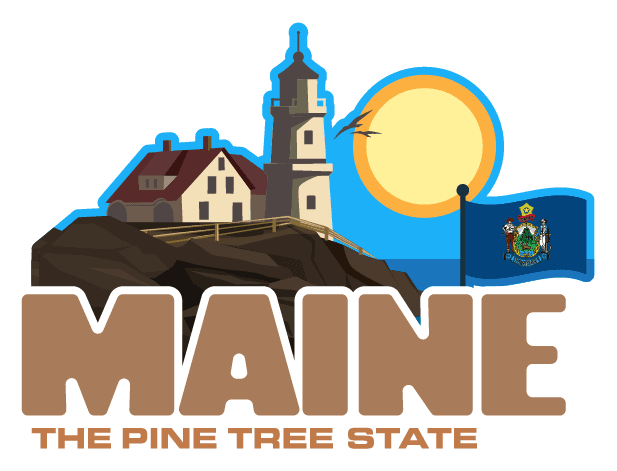 Maine Coastal Wilderness Sticker