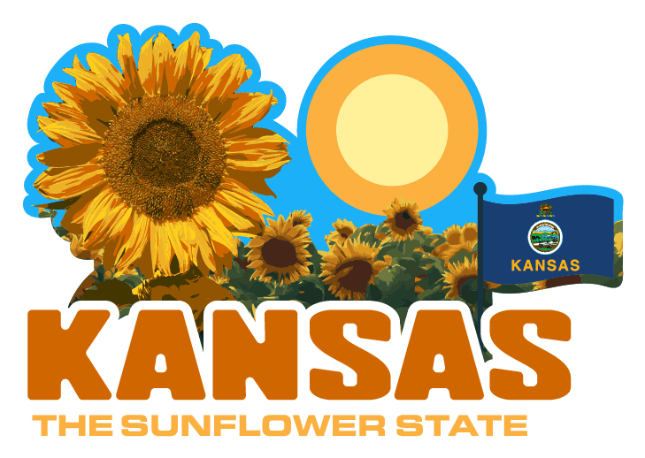 Kansas Prairie Journey Sticker