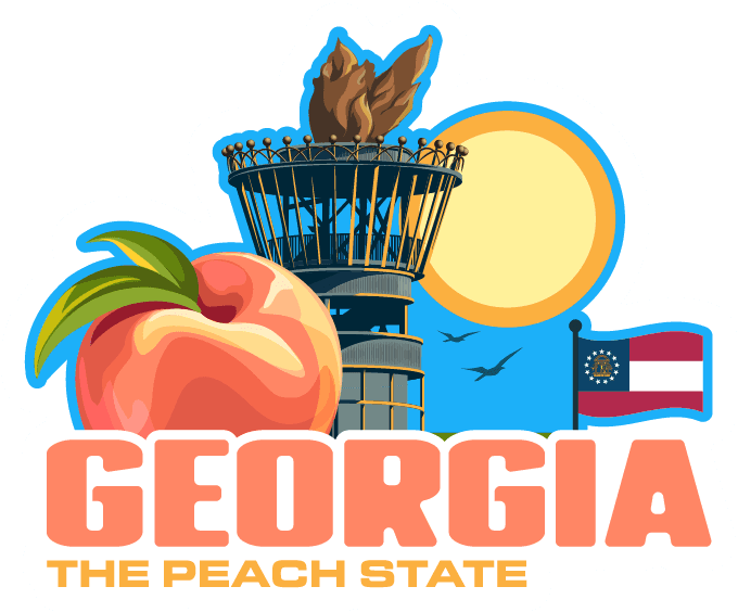 Georgia Southern Charm Sticker