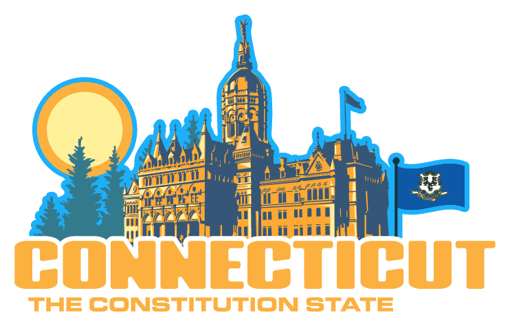 Connecticut Coastline Adventure Sticker