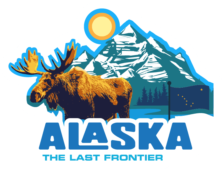Alaska Northern Adventure Sticker