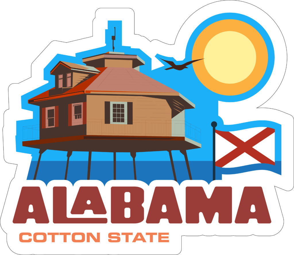Alabama Adventure Sticker