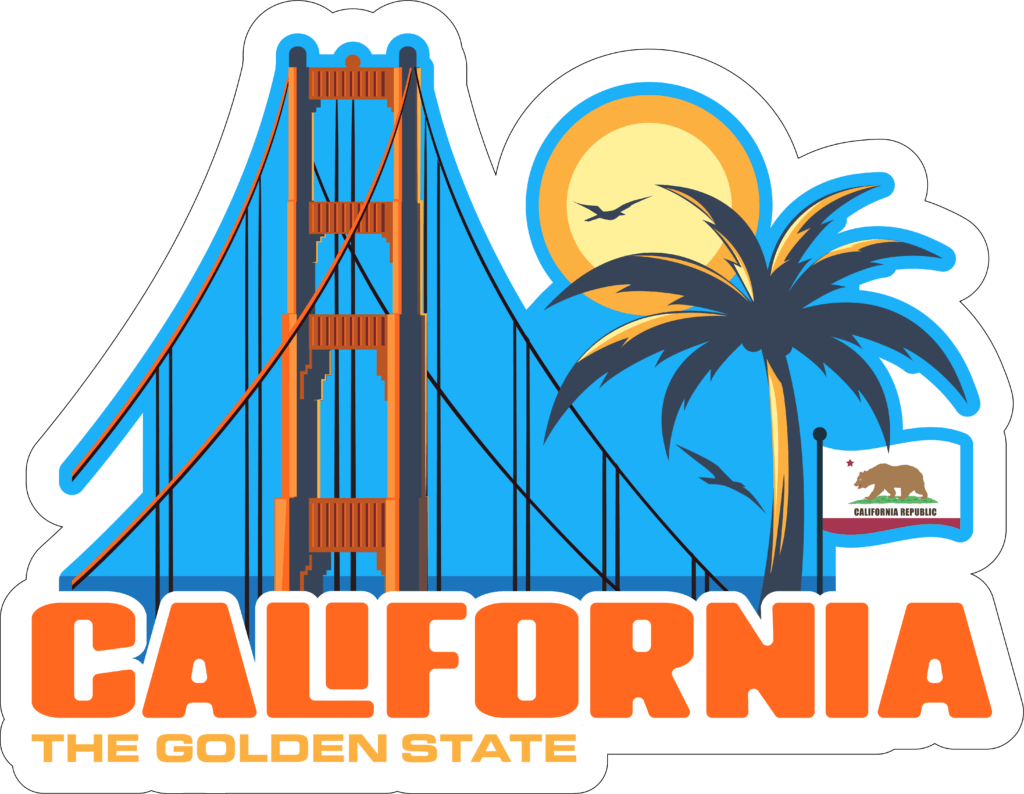 California Adventure Sticker