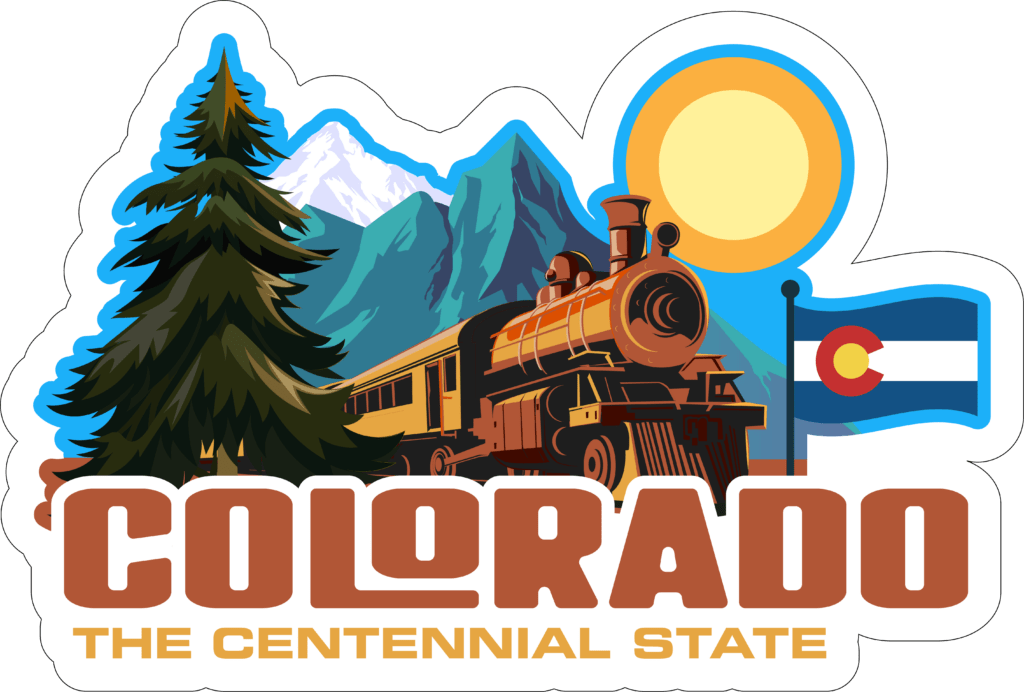 Explore Colorado Adventure Sticker