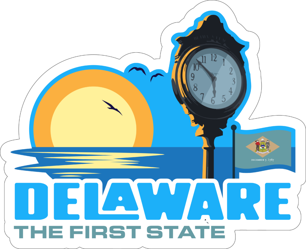 Delaware Adventure Sticker