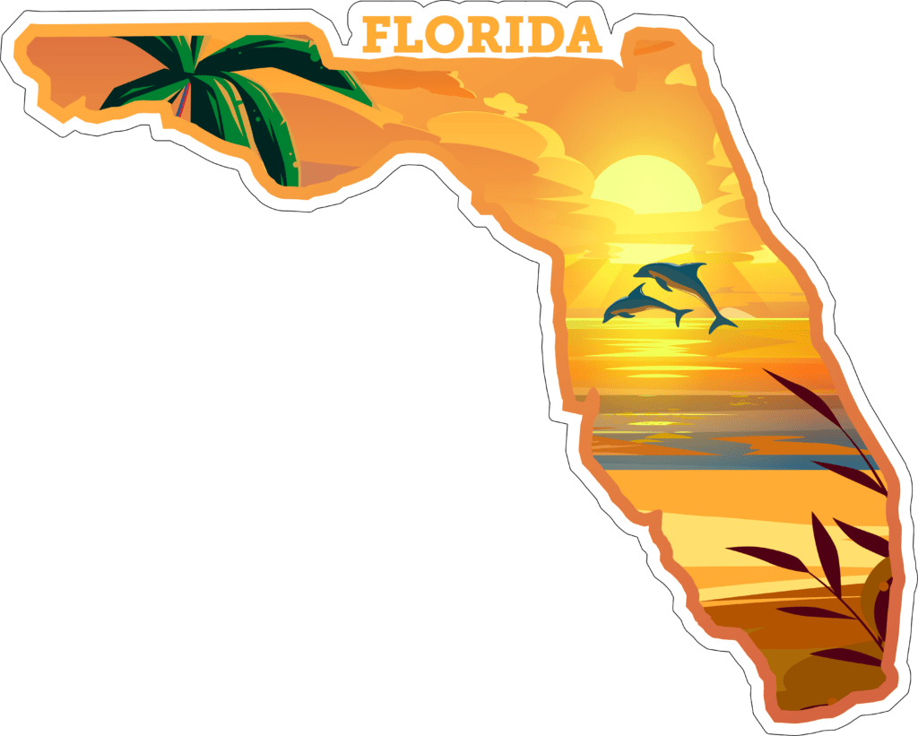 Florida Sunshine State Sticker