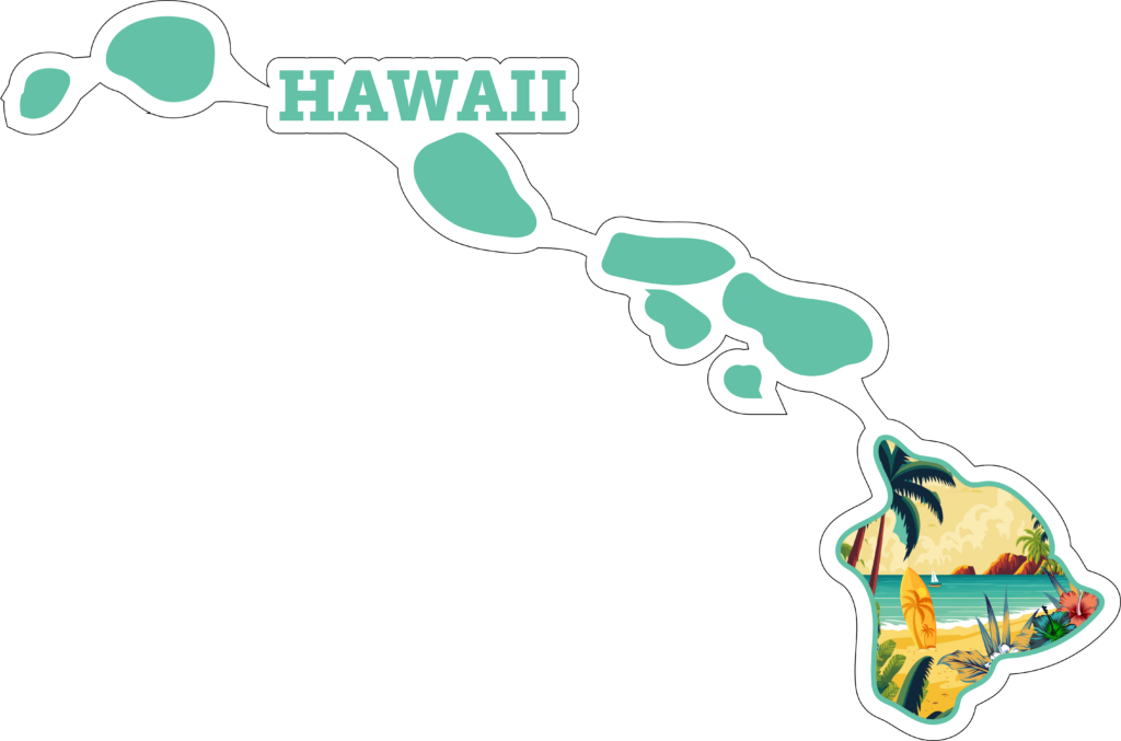 Hawaii Paradise Sticker