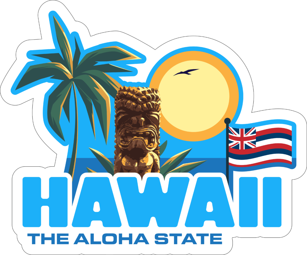Hawaii Adventure Sticker