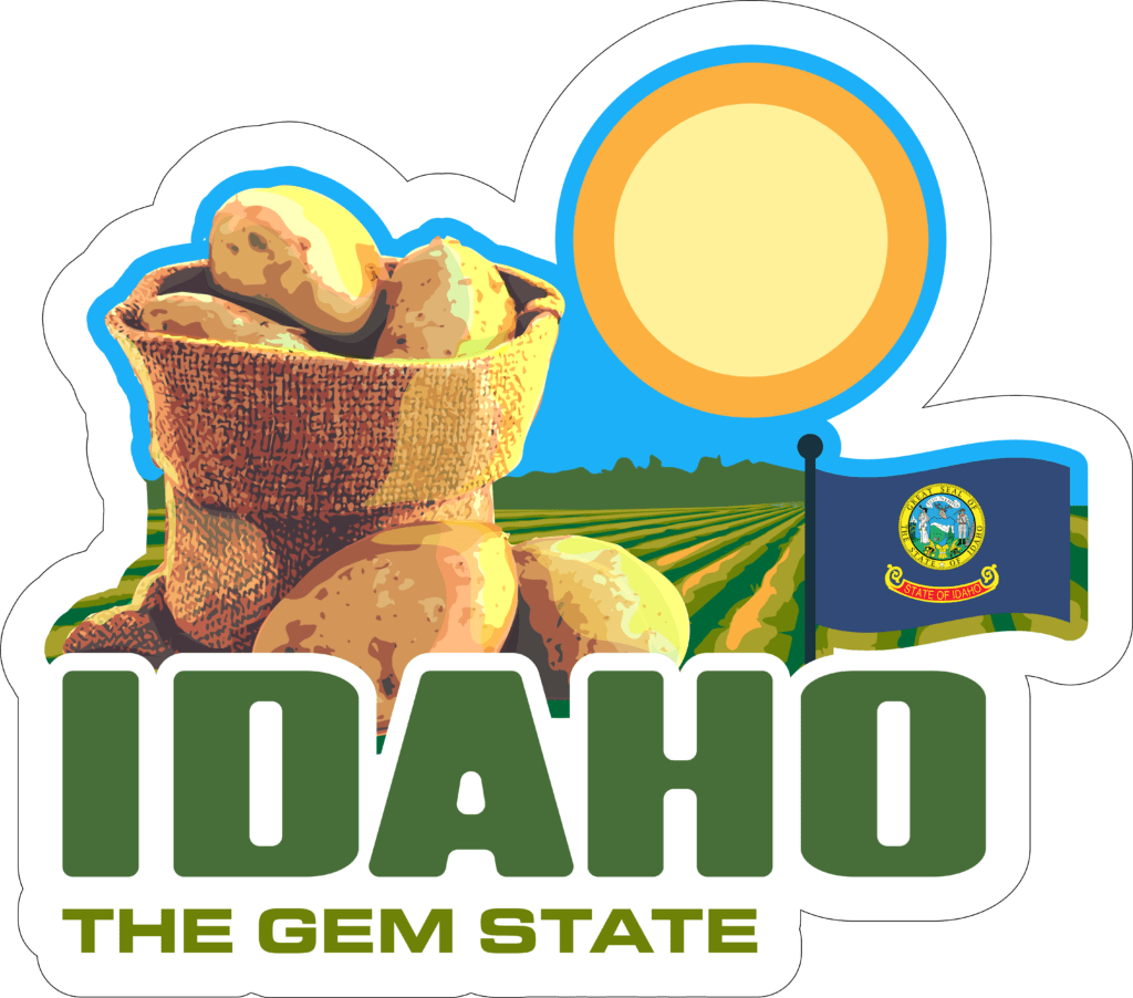 Idaho Adventure Sticker