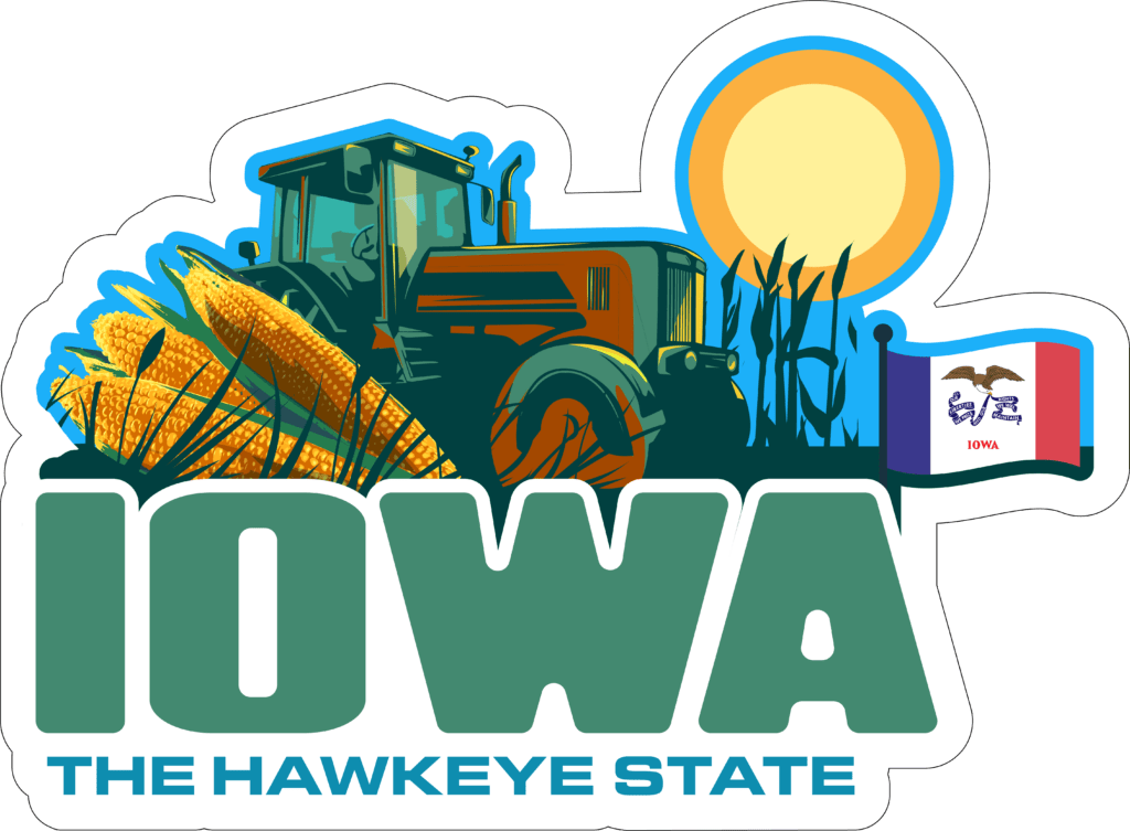 Iowa Adventure Sticker