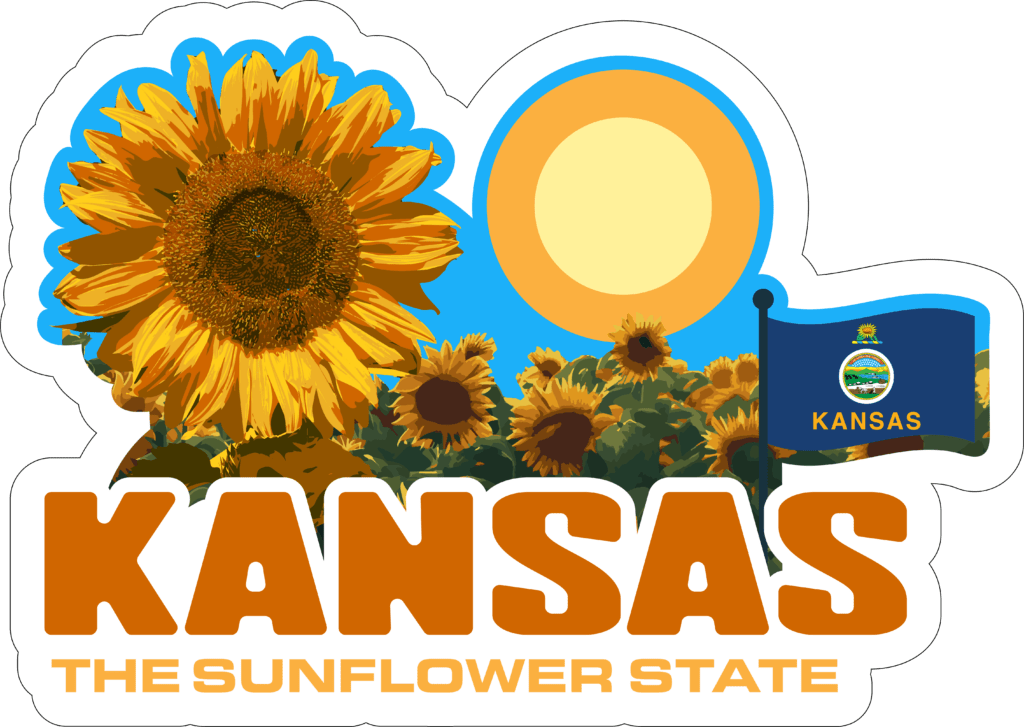 Kansas Adventure Sticker