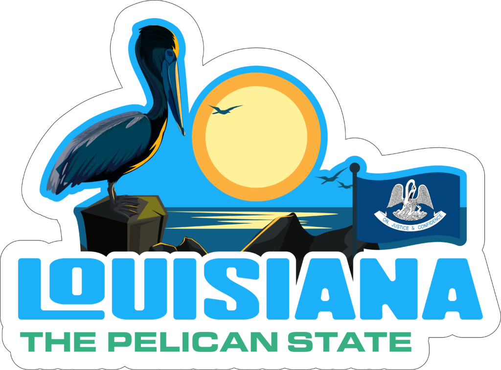 Louisiana Adventure Sticker