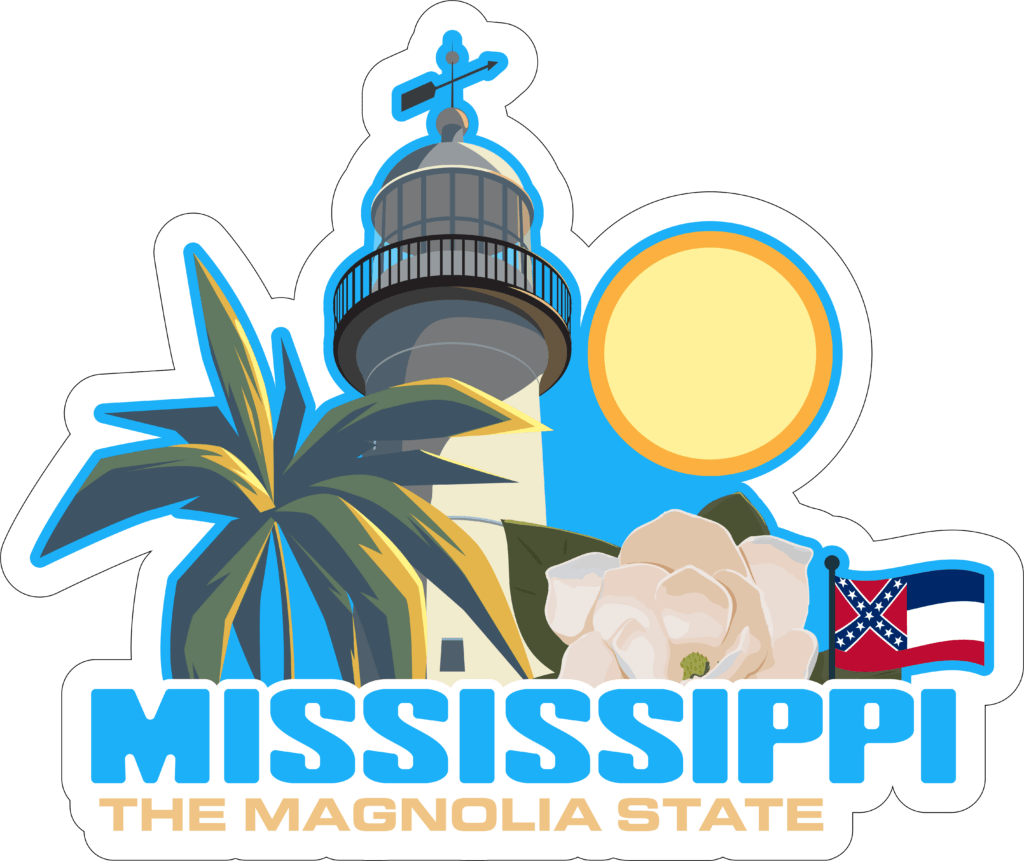 Mississippi Adventure Sticker