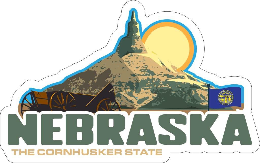 Nebraska Adventure Sticker