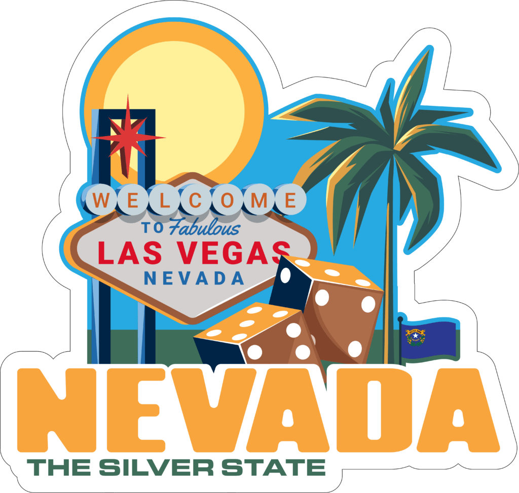 Nevada Adventure Sticker
