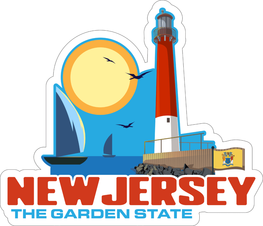 New Jersey Adventure Sticker