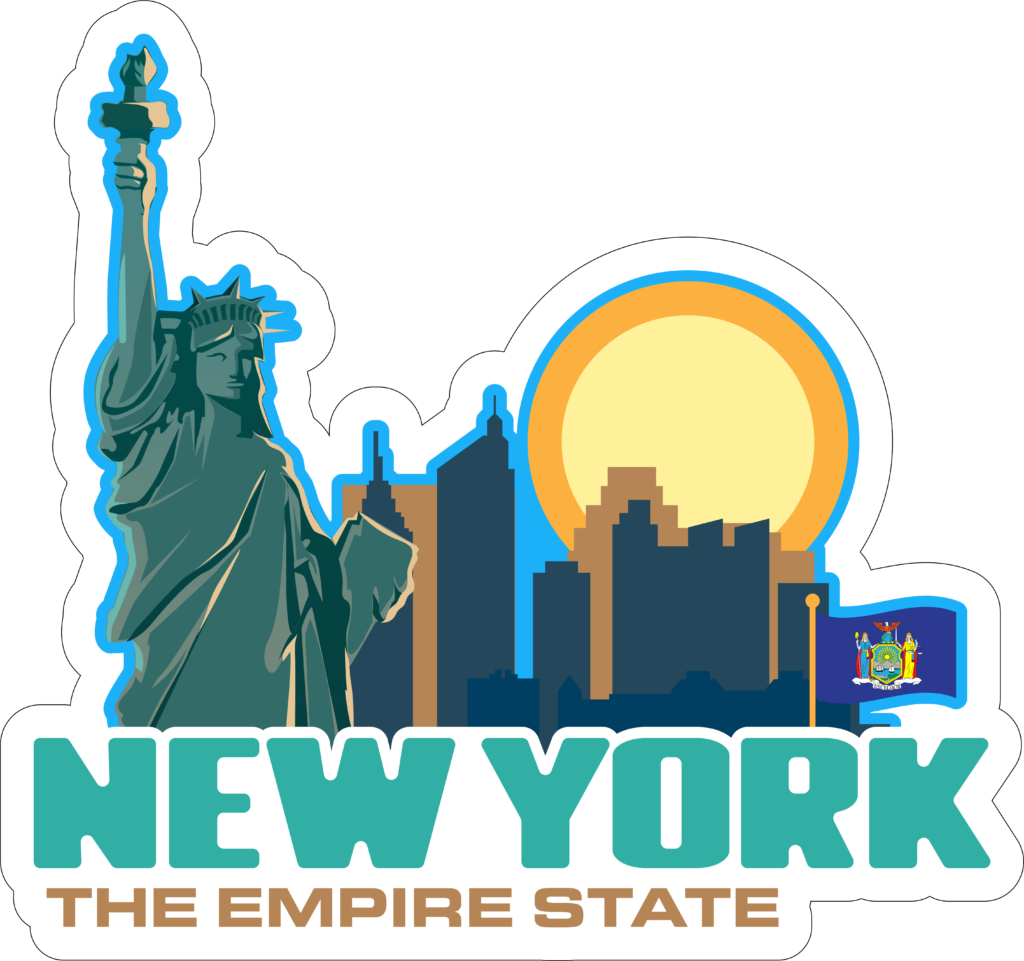 New York Adventure Sticker