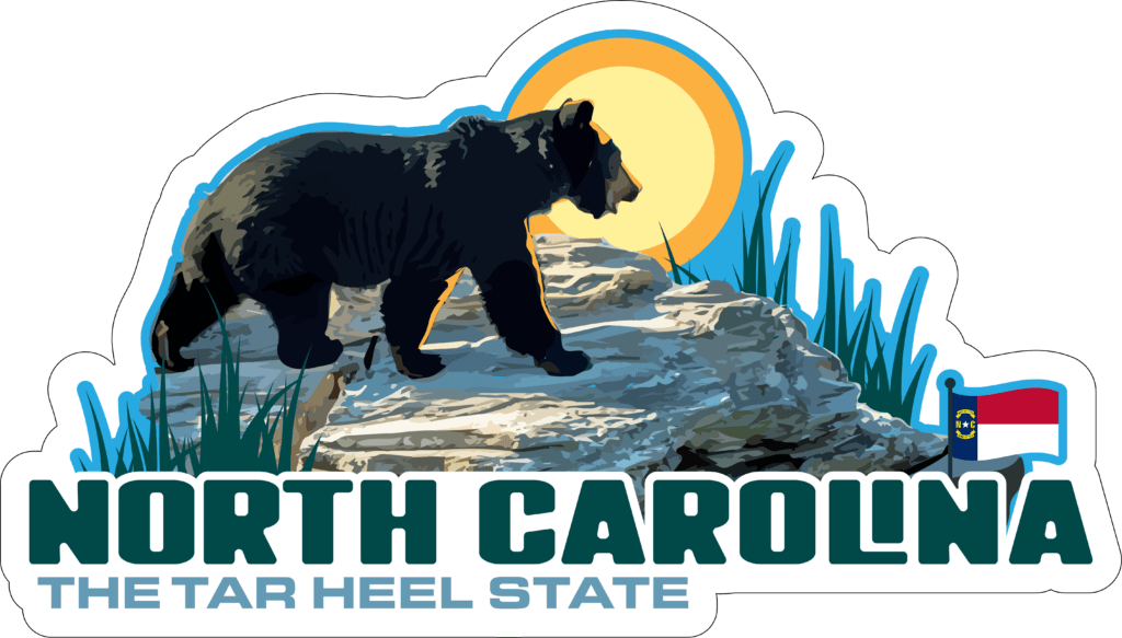 North Carolina Adventure Sticker