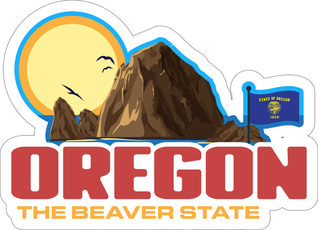 Oregon Adventure Sticker