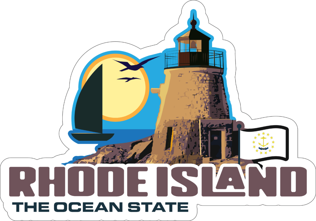 Rhode Island Adventure Sticker