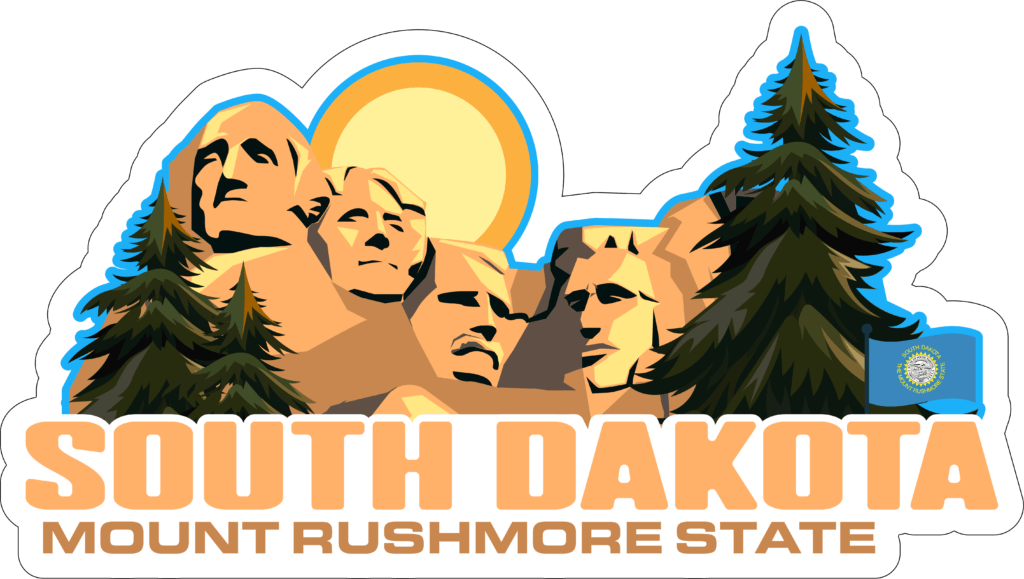 South Dakota Adventure Sticker
