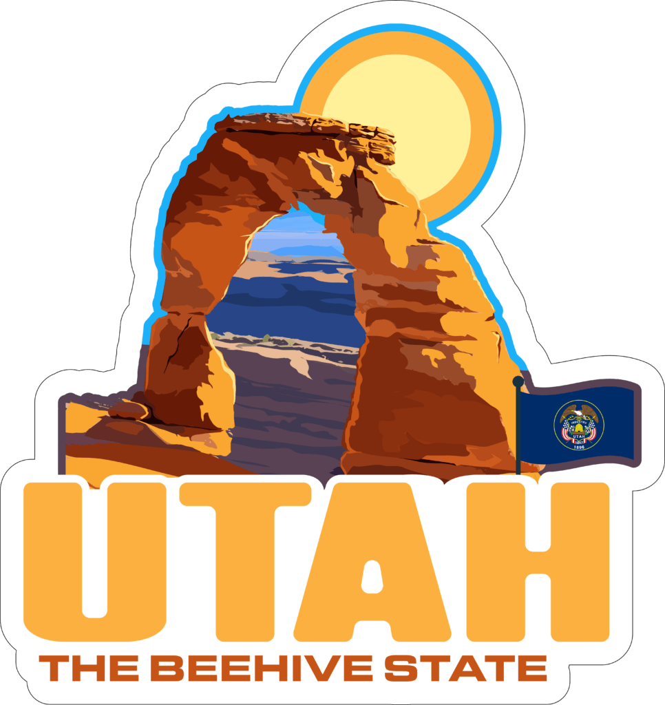 Utah Adventure Sticker