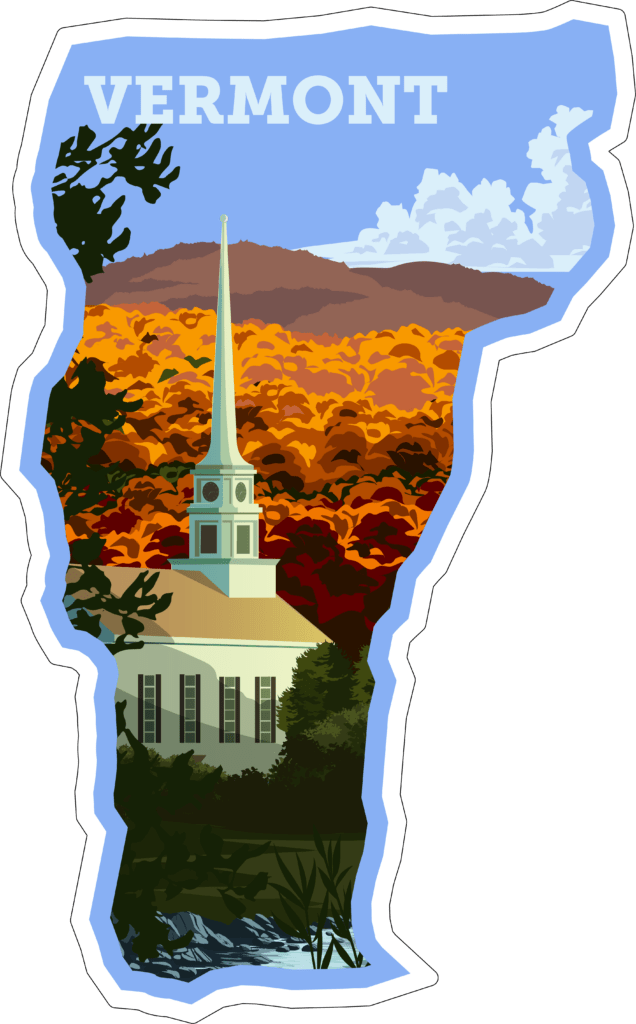 Vermont State Sticker