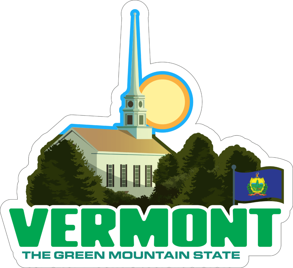 Vermont Adventure Sticker