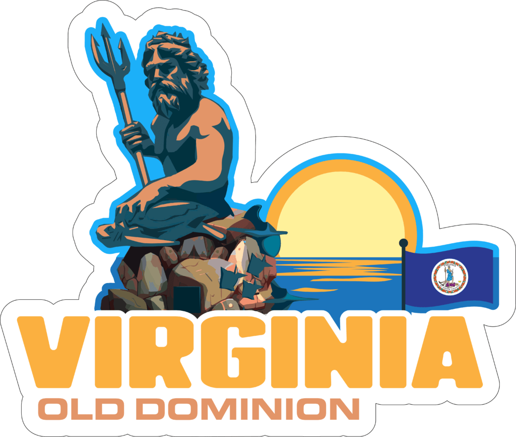Virginia Adventure Sticker