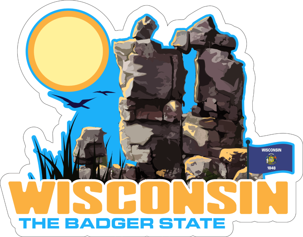 Wisconsin Adventure Sticker